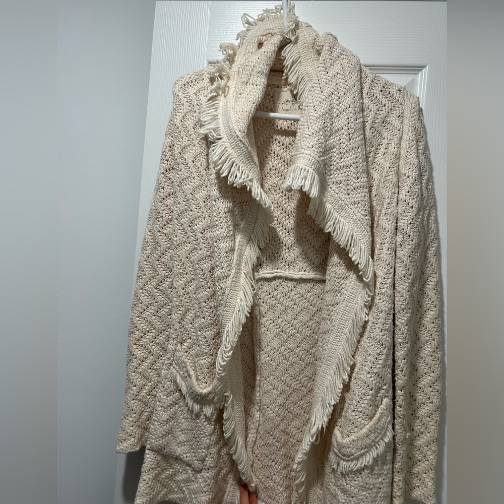 Cream knit cardigan